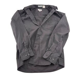 Gioberti Boy's Button-Up Shirt‎ Black Size 14 Cotton/Polyester Blend